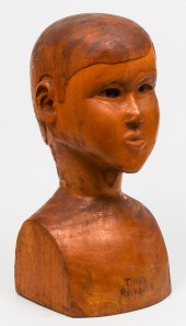 TIMMY REINHOLD FOLK ART CARVED