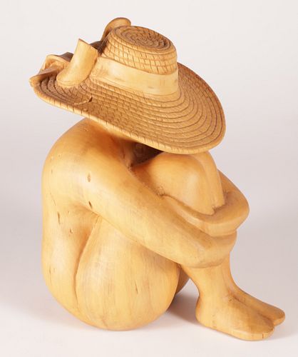 TIMOTHY HERLOCKER CARVED WOOD