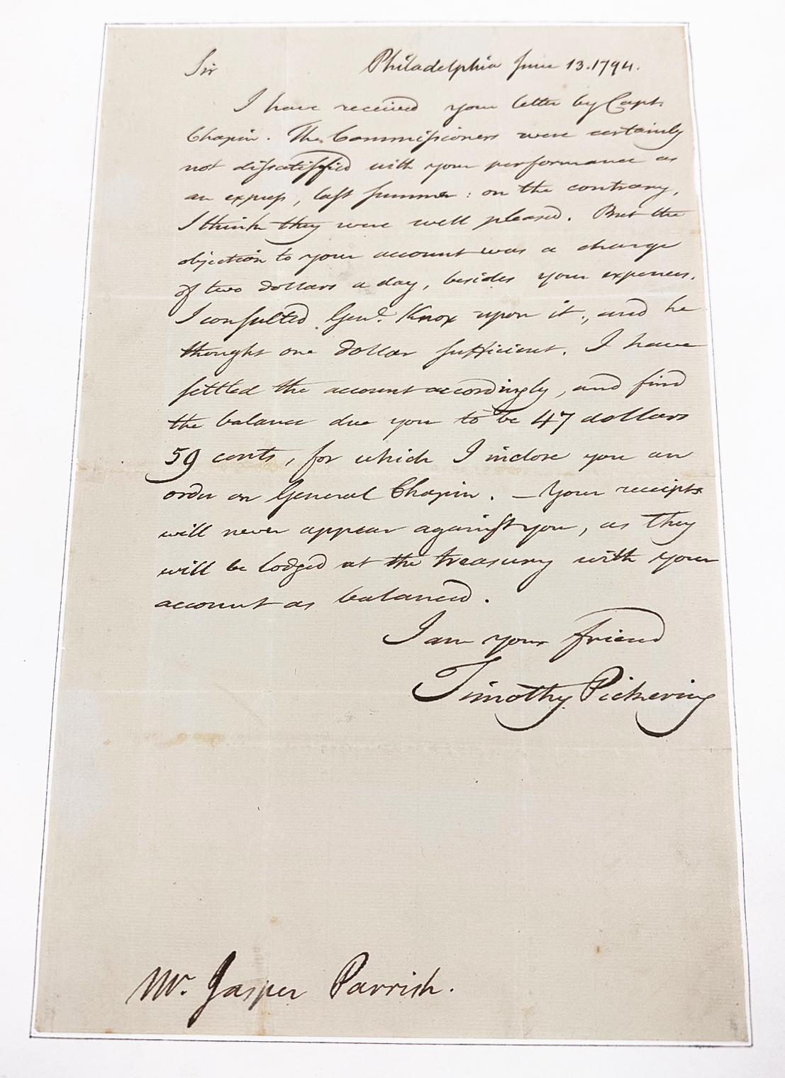 TIMOTHY PICKERING (1745 – 1829),