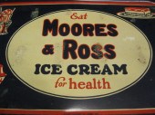 Tin Advertising Tray ''Eat Moo