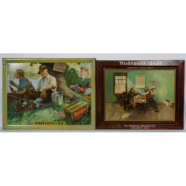 Tin Beer Advertising Signs ca