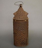 TIN CANDLE LANTERNA 19th centu