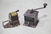 TIN COFFEE MILL AND CLIMAX PEN