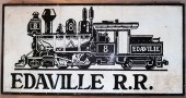 TIN “EDAVILLE R.R." RAILROAD S