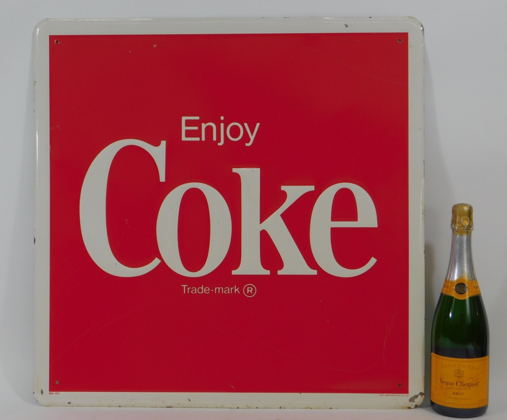 TIN ENJOY COCA-COLA ADVERTISING