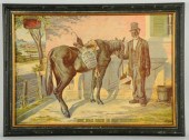 Tin Green River Whiskey Advert