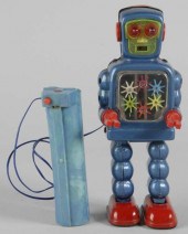 Tin High Wheel Robot Battery-O
