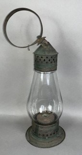 TIN KEROSENE LANTERN CA. 1830-