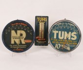 Tin litho advertising: Tums an
