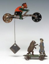 TIN LITHO AND PENNY TYPE ANTIQ