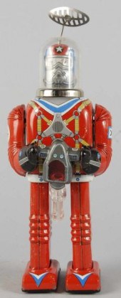 Tin Litho Astronaut Battery-Op