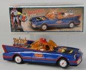 Tin Litho Batmobile Battery-Op