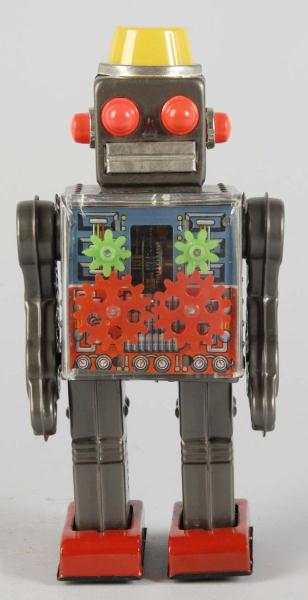 Tin Litho Gear Robot