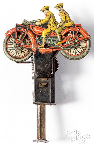 TIN LITHOGRAPH INDIAN MOTORCYCLE