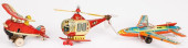 TIN LITHOGRAPH WIND-UP AIRPLAN