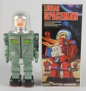 Tin Lunar Spaceman Battery-Ope