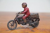 TIN MOTORCYCLE WIND-UP.  Germa