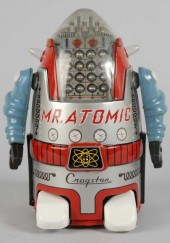 Tin Mr. Atomic Robot Battery-O