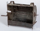 TIN REFLECTOR OVEN, 19TH C.Tin
