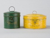 TIN SPICE CONTAINERSLot of two