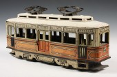 TIN TROLLEY CAR - Tin Litho Wi