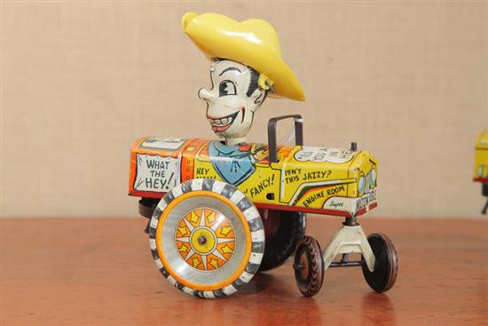 TIN WIND UP TOY. A lithographed