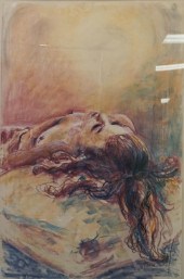 TINA COBB, VICKY II, PASTEL ON