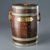 TINNED BARREL SHAPED WINE COOL