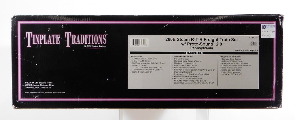 TINPLATE TRADITIONS 260E STEAM
