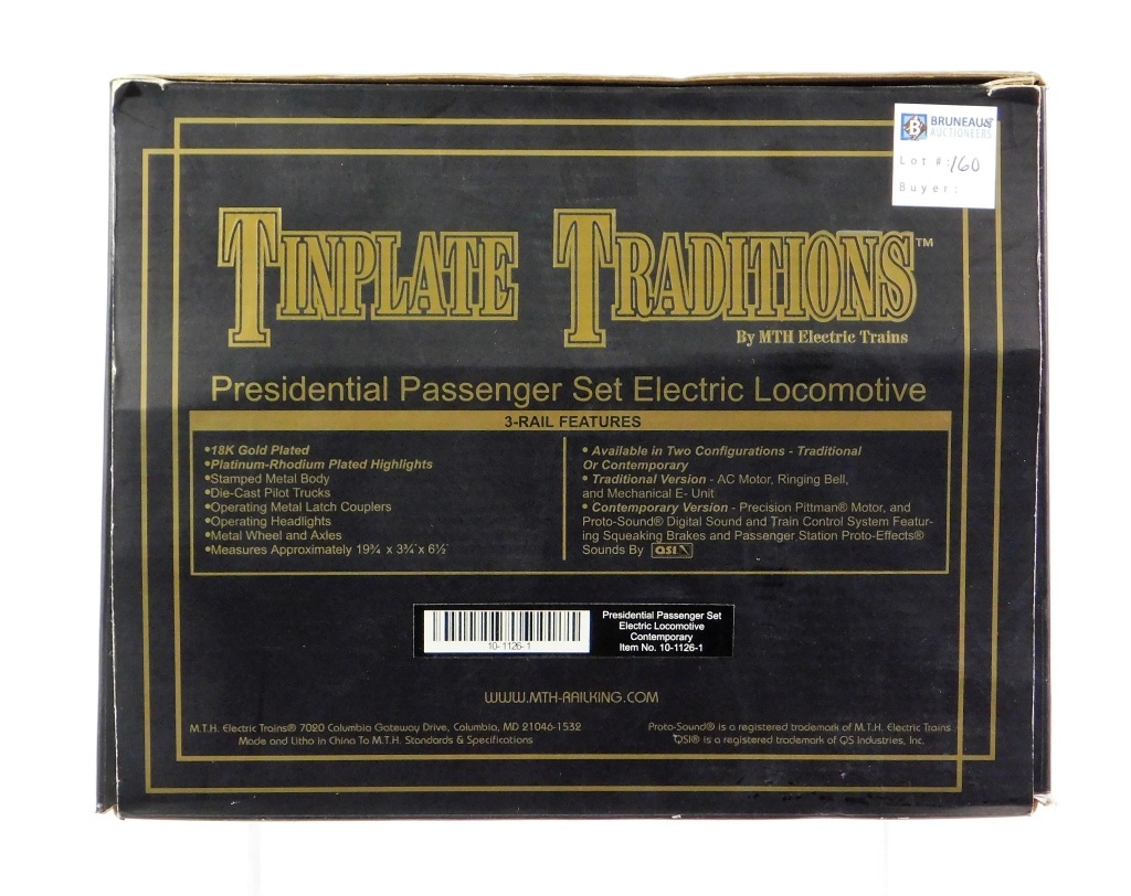TINPLATE TRADITIONS PRESIDENTIAL