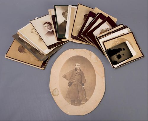 TINTYPE & PHOTOGRAPH GROUP, CIRCA