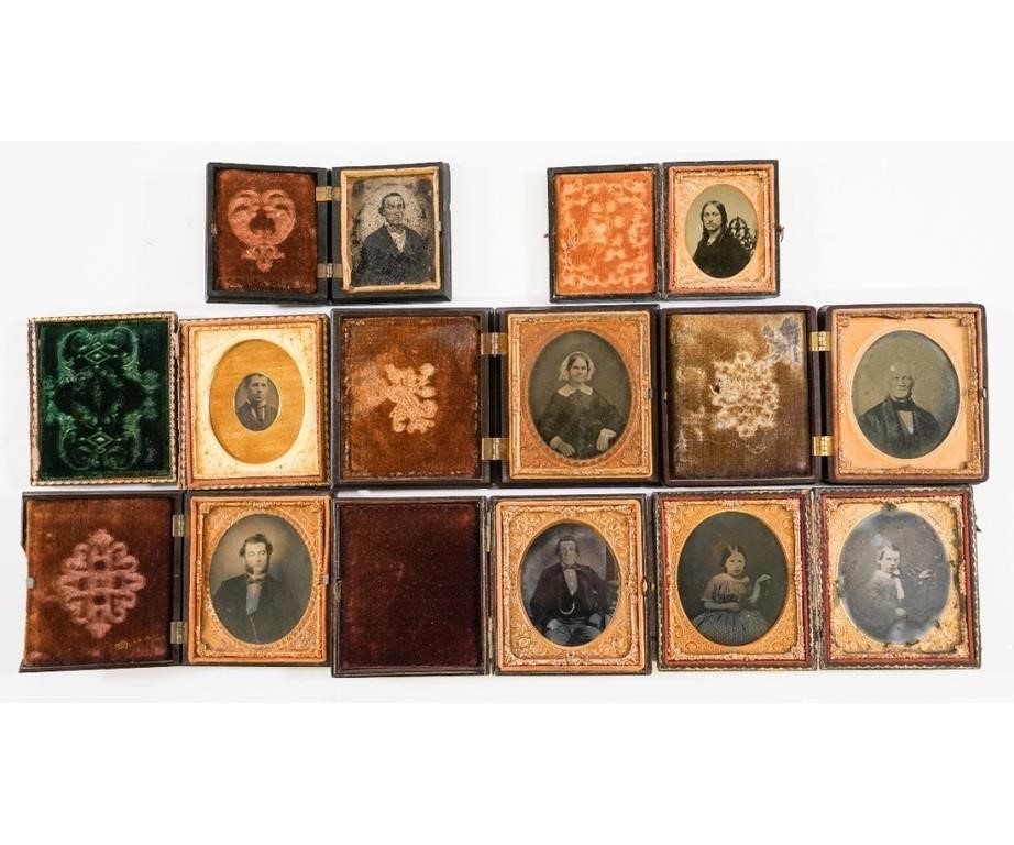 Tintypes and ambrotypes people,