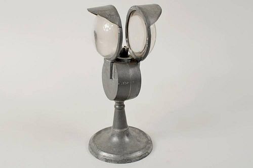 TINWARE DOUBLE LENS WHALE OIL