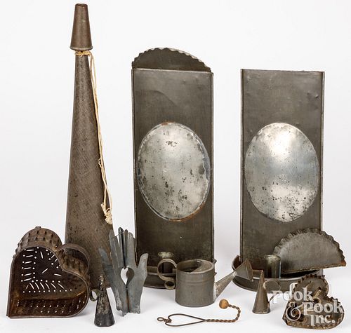 TINWARE TO INCLUDE A PAIR OF