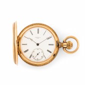 TISSOT & CO. 18KT GOLD HUNTER-