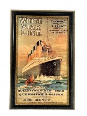 TITANIC POSTER PRINT WHITE STA