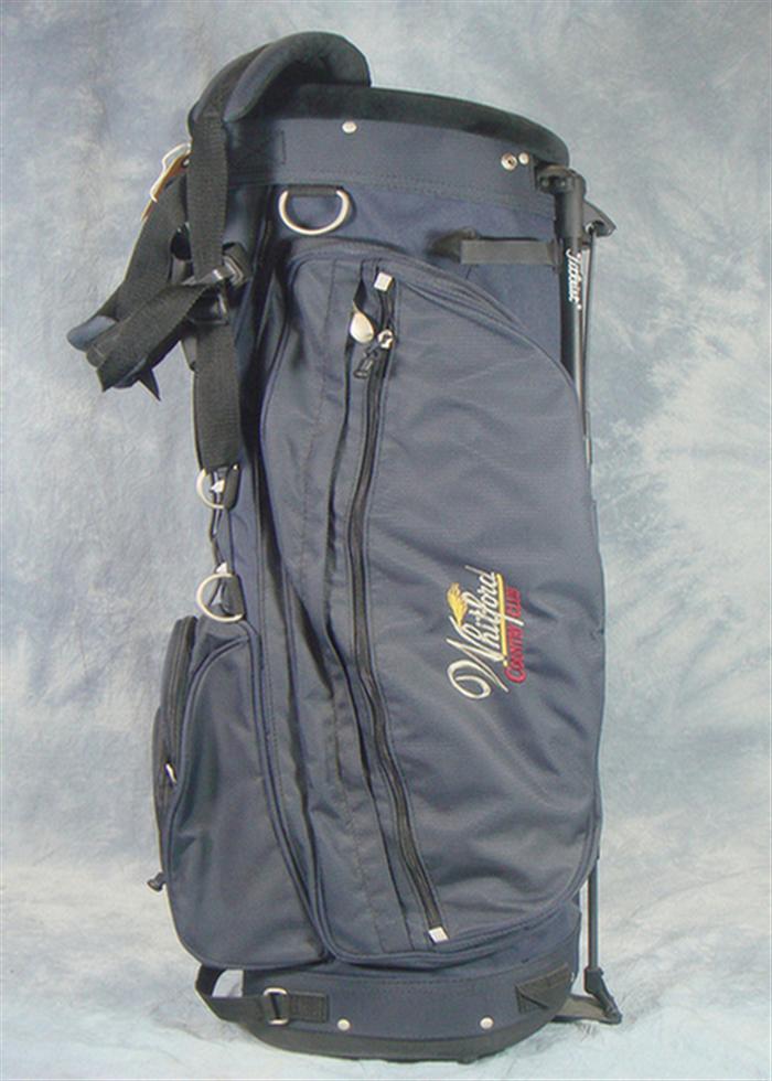 Titleist BX27, navy blue carry bag,