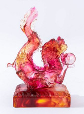 TITTOT CHINESE ART GLASS CELES