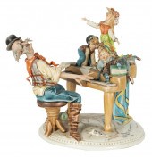 TIZIANO GALLI PAINTED PORCELAI