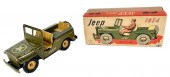 TKK TIN U.S. ARMY JEEP TOY JAP