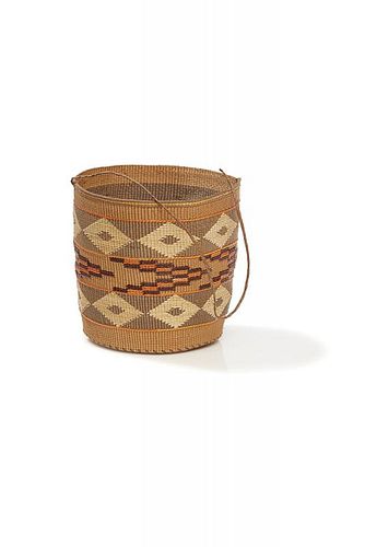 TLINGET POLYCHROME TWINED HANDLED