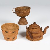 Tlingit and Makah Baskets lot