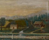 TN FOLK LANDSCAPE PAINTING, L.