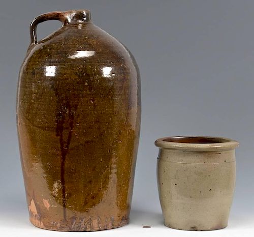 TN HARMON POTTERY JAR & SOUTHERN