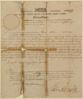 TN LAND GRANT SIGNED BY SAM HO