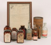 Tobacco, arsenic bottle (empty