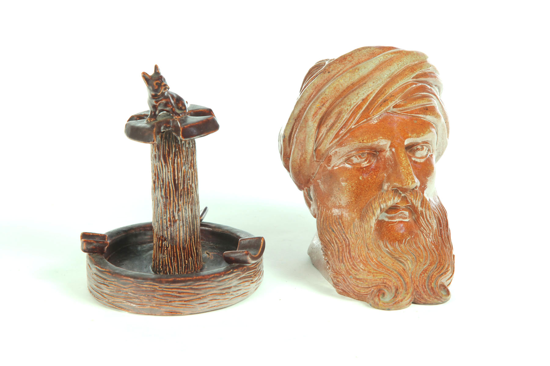 TOBACCO JAR AND PIPE RACK. 