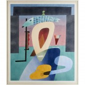 TODD MCKIE, LARGE WATERCOLOR O