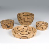 Tohono O'Odham Baskets lot of