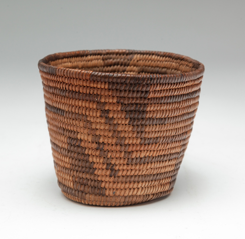 TOHONO O'ODHAM WOVEN BASKET.